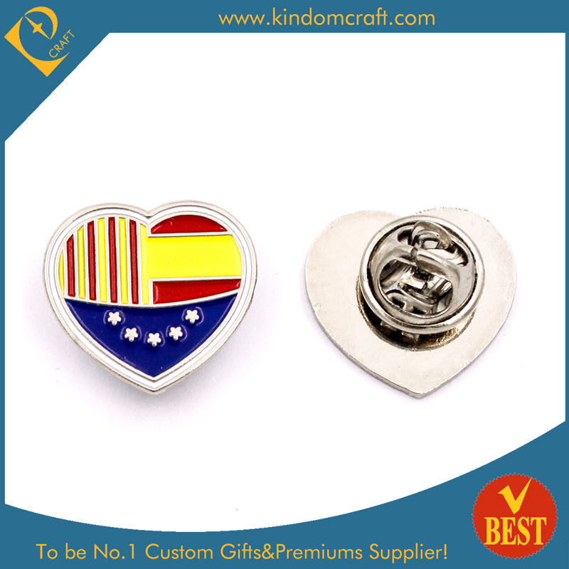 Lover Spain Enamel Lapel Pin with Nickel Plating