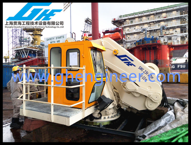 20t@15m Hydraulic Knuckle Boom Marine Deck Crane