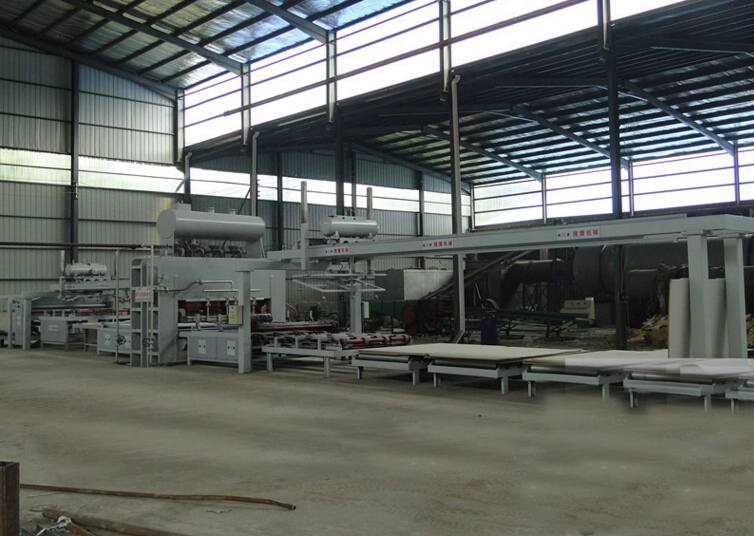 Automatic Short Cycle Melamine Laminating Hot Press Production Line