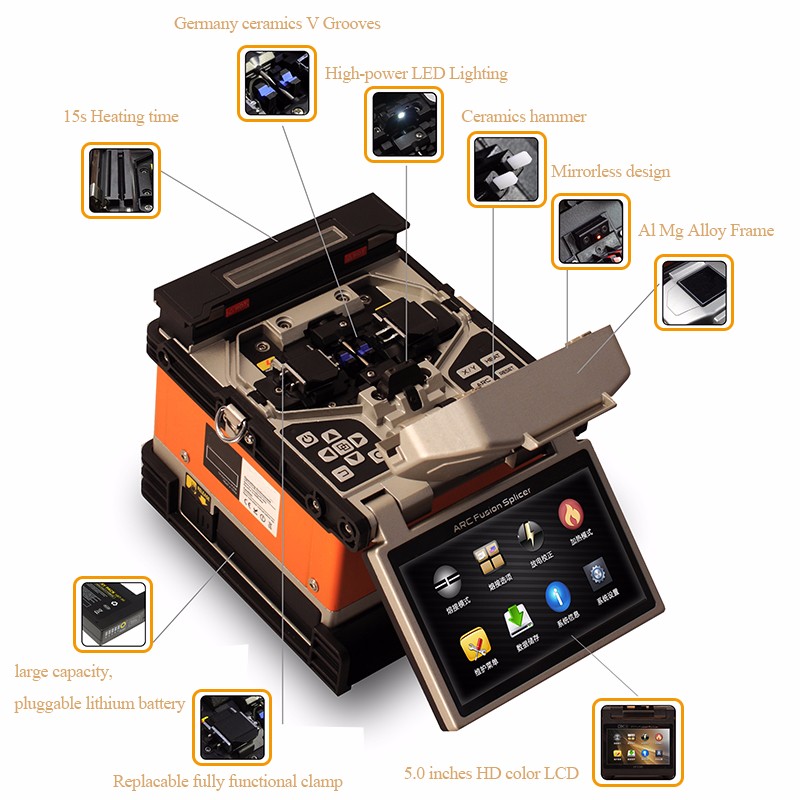 Catvscope High performance Csp-X5 Arc Fusion Splicer