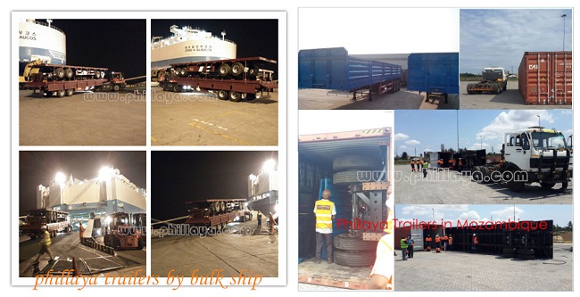 High Flat Bed Side Wall Flatbed Cargo Box Semi Trailer