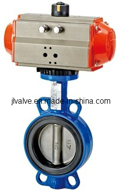 Pneumatic Actuator Butterfly Valve (WCB/PTFE/SS304)