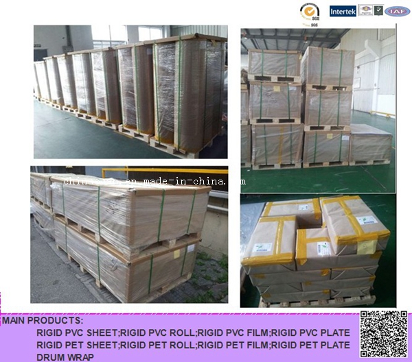 Good Impact Resistance Transparent PVC Sheet, Hard Clear PVC Rigid Sheet for Bending