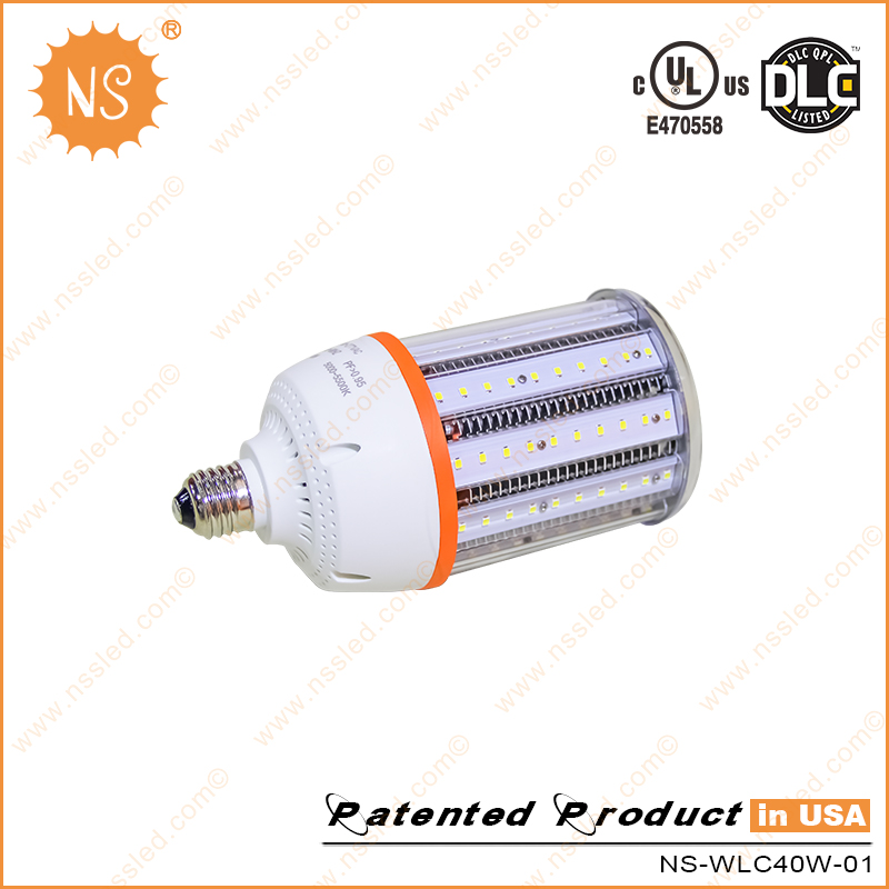 UL Dlc IP64 110V-277VAC 5000k E39 E40 6000lm 40W LED Bulb