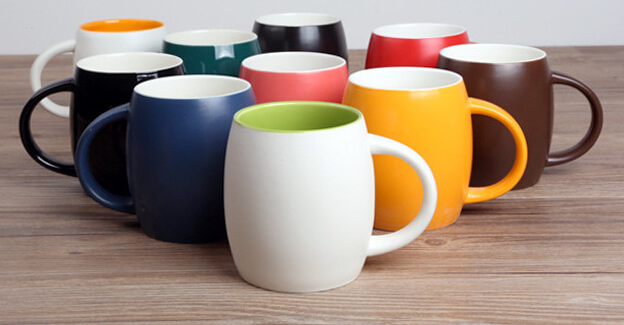 Eco-Friendly Colorful Ceramic Mug Cups with Customer Logo