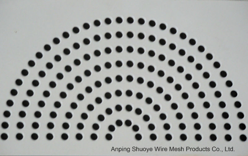 Aluminum 1060 Round Hole Perforated Metal Mesh