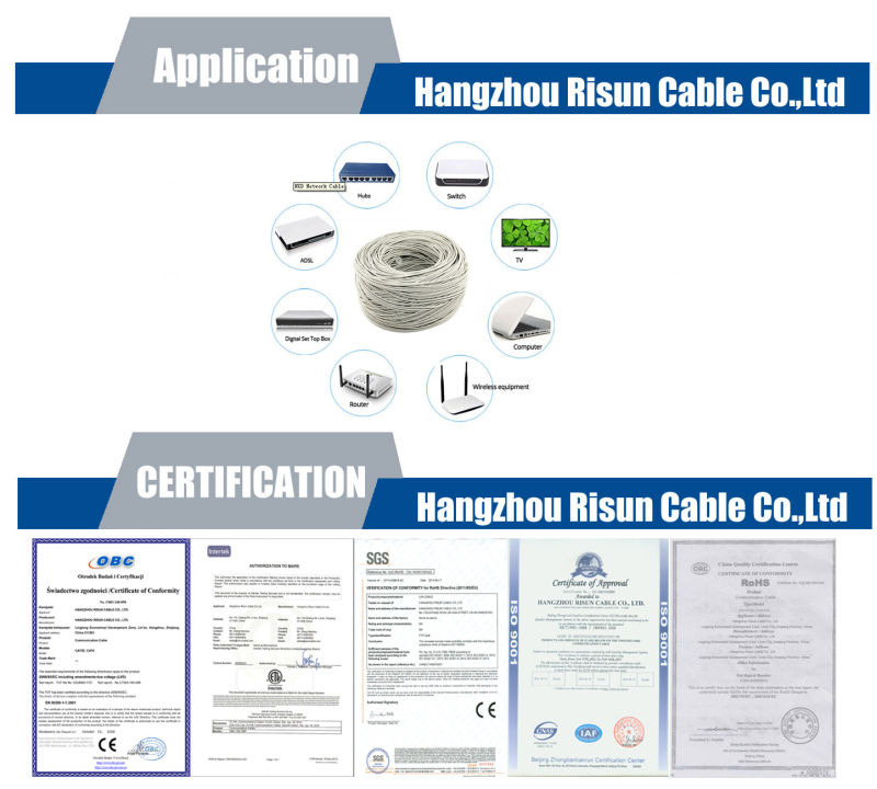 Manufacturer Bc/CCA/CCS/Tc Conductor Network Cable FTP Cat5e Cable