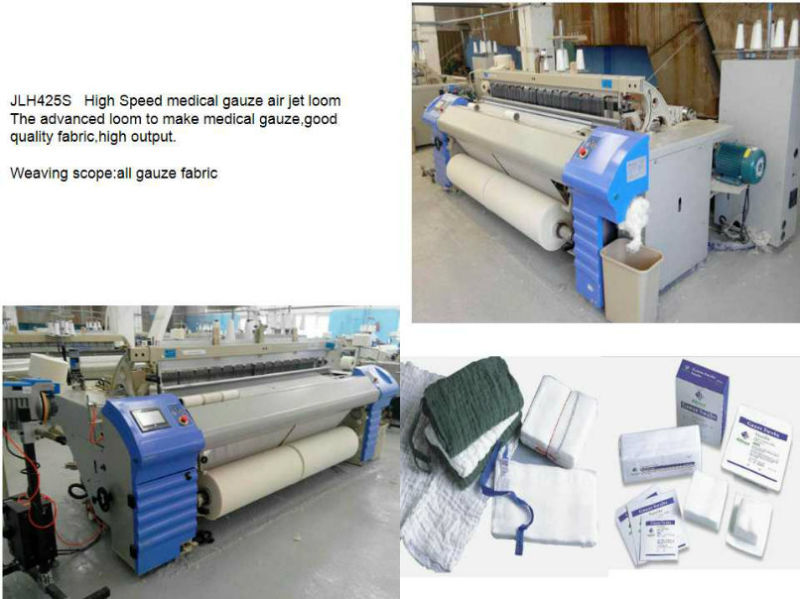 Jlh425s High Speed Cotton Bandage Roll Making Machine Air Jet Loom for Sale