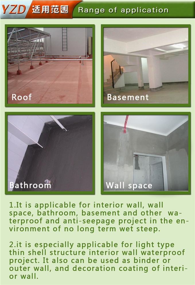 Double Composite Polyurethane Waterproofing Material with High Flexible Feature