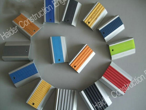 Stair Nosing with Colored PVC Insert