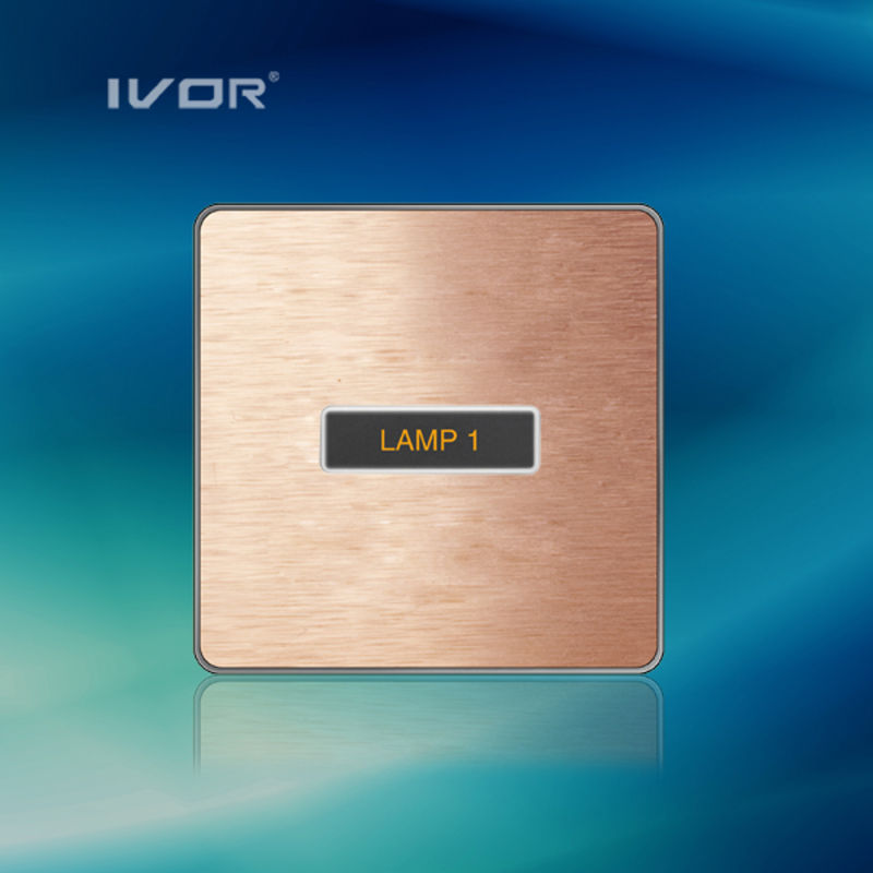 1 Gang Lighting Switch Touch Panel Aluminum Alloy Material (AD-ST1000L1)