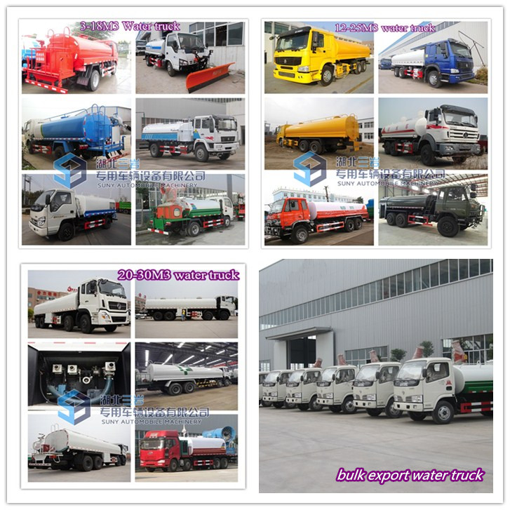 Sino HOWO 6X4 20000 Liters Water Tank Truck