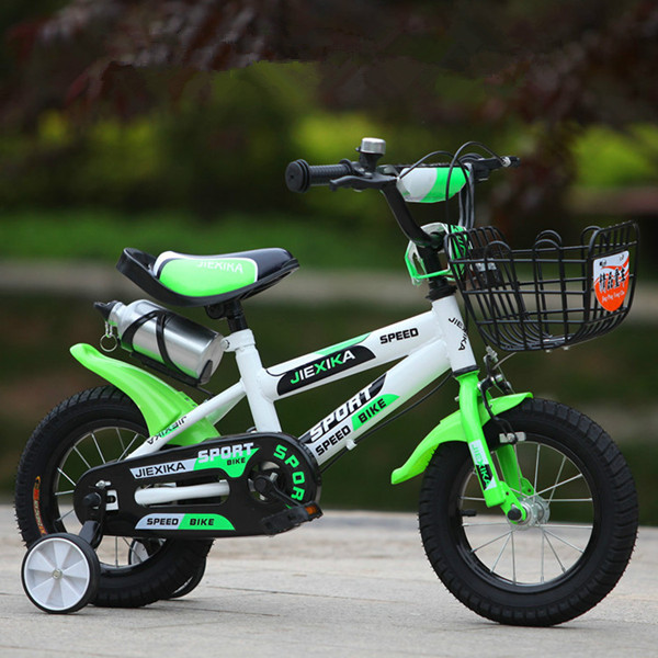 2016 New Design Cartoon Kids Bicycle 4 Wheels Can Bring People Cheap Price Children Bike