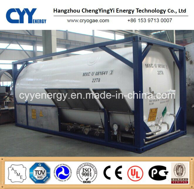 New High Pressure Lox LNG Lco2 Lin Lar Cryogenic Tank Container