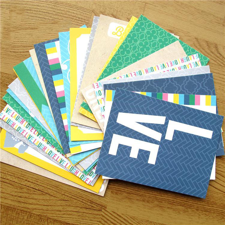 High Quality Custom Scrapbooking Paper Designs Pattern Paper Pack