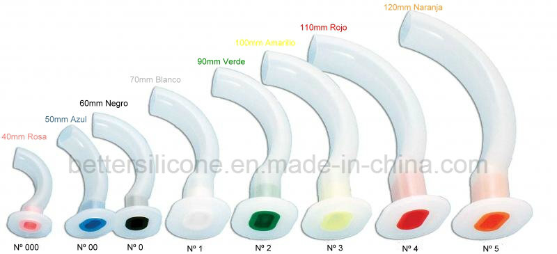 Color Coded Medical Consumables Guedel Type Oral Pharyngeal Airway