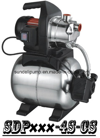 (SDP800-4S-CS) Garden Self-Priming Jet Booster Pump with Steel Tank