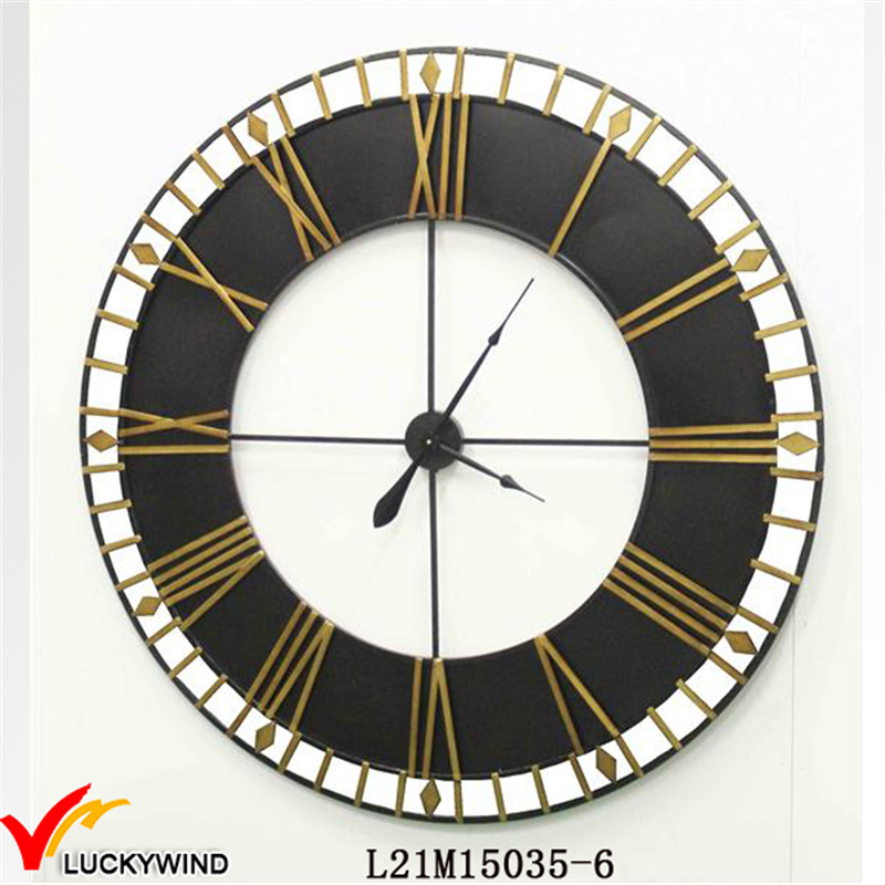 Beautiful Retro Vintage Industrial Rustic Round Deocritive Metal Wall Decor Clock