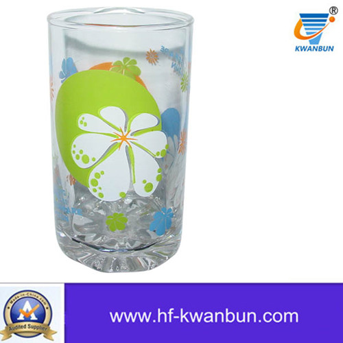 Decal Pringting Glass Cup for Tea or Drinking