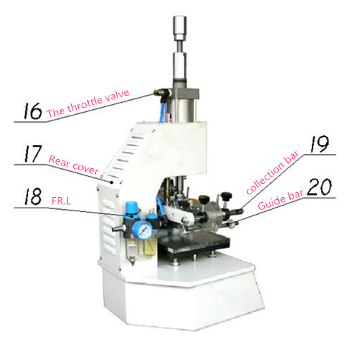 Tam-90-2 Small Plane Objects Pneumatic Hot Stamping Machine