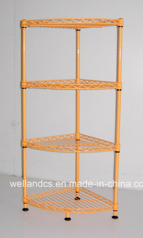 Triangle DIY Metal Wire Rack Storage Shelving with Corner Units