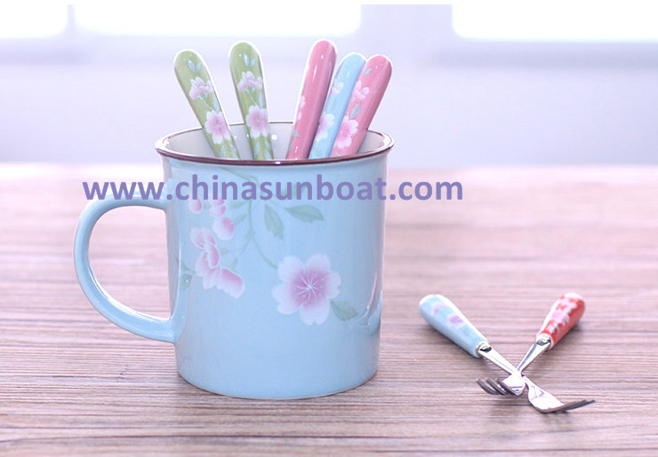 Sunboat Enamel Cup Enamel Mug Cup Coffee Cup Milk Cup Tableware Kitchenware/ Kitchen Appliance