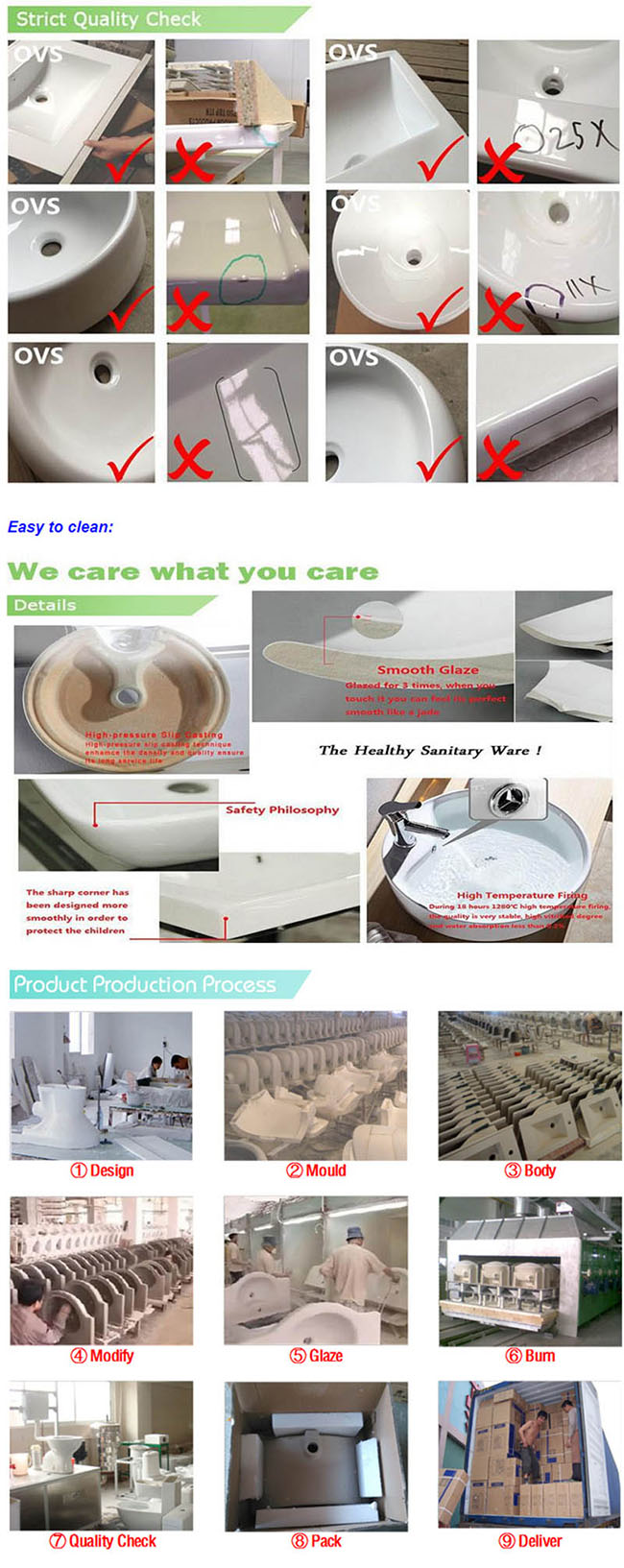 Wholesale Best Price White Sanitary Ware Ceramic Countertop Sink