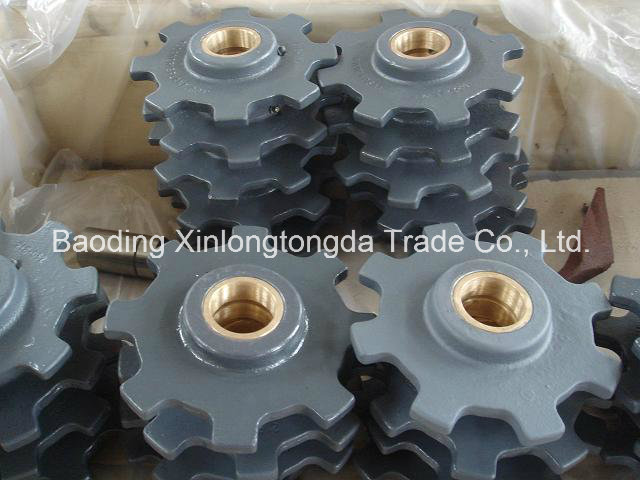 Sand Casting Steel Transmission Gear with Grey Color