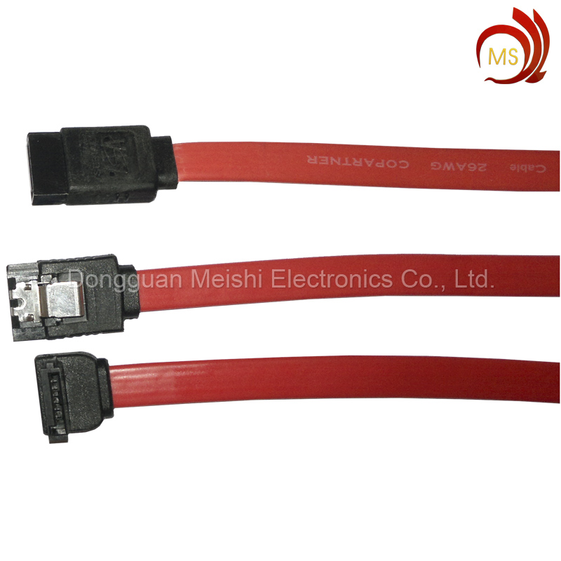 Right Angle to Straight SATA Cable