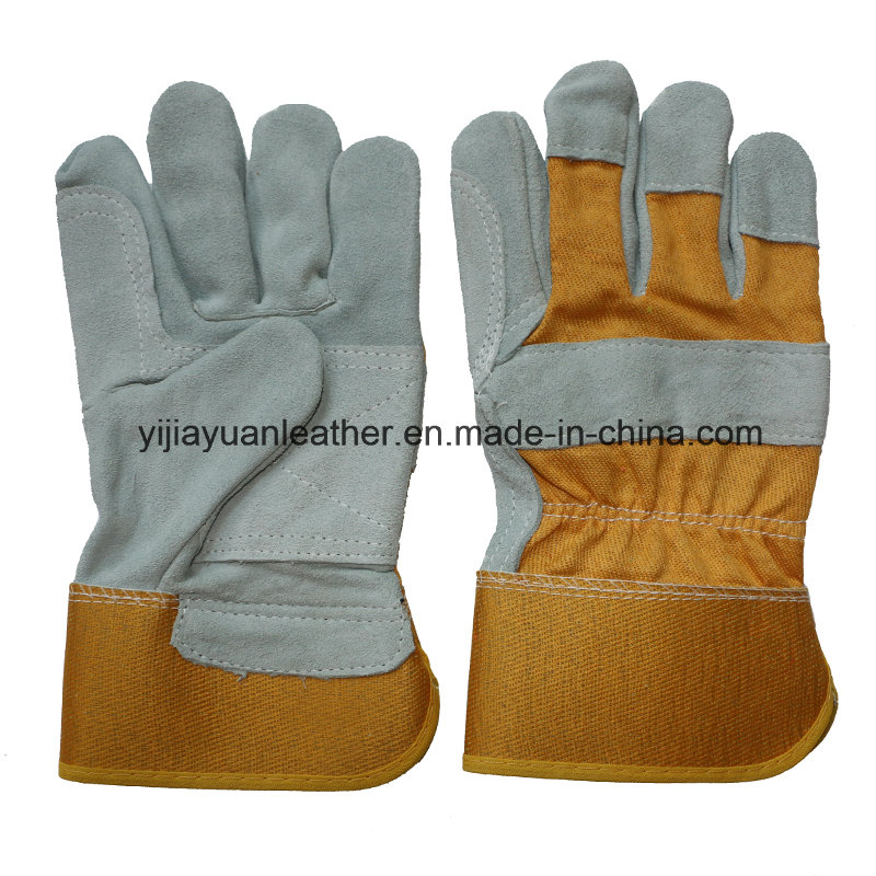 Cowhide Split Leather Work Gloves for Workers