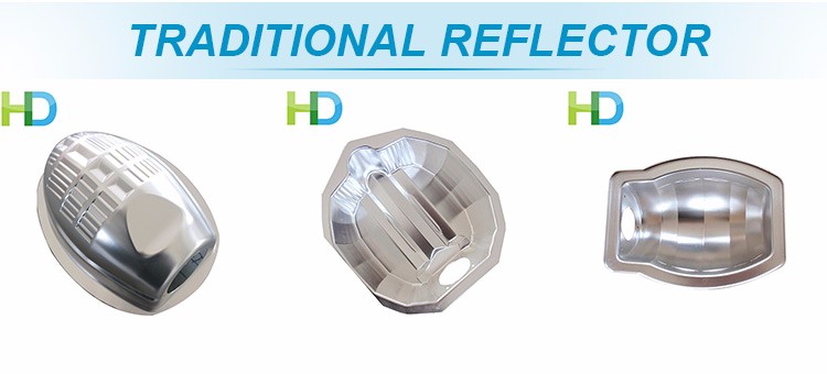 Oxidation surface treatment professional lighting reflector 