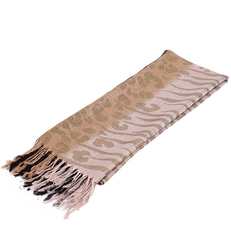 Ladies' Silver Scarf Viscose Pashmina Winter Shawl