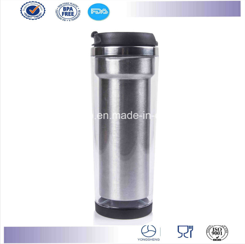 Starbucks of Stainless Steel Inner Plastic Outer Coffee Travel Mug/Tumbler with Paper Insert