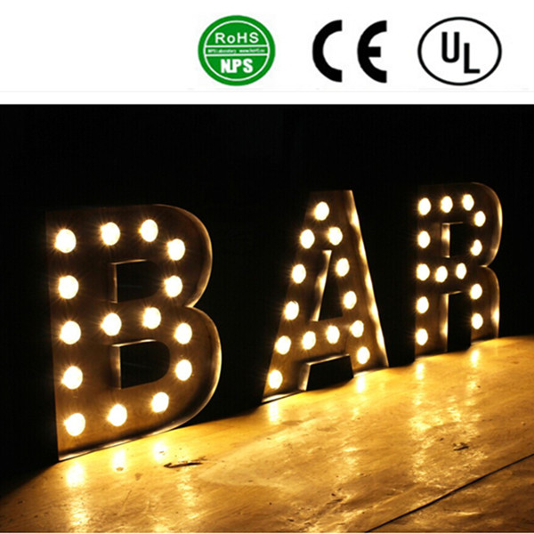 Customize Exposed RGB LED Lighting Open Sign