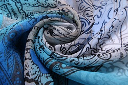 Paisely Printed Lady Silk Shawl