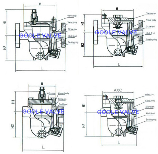 CS41 Free Ball Float Steam Trap