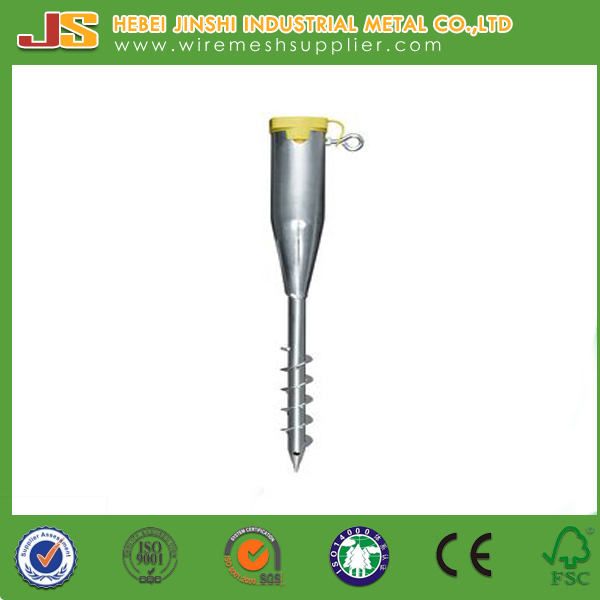 Ground Screw Pole Anchor, Helix Ground Screw Anchor