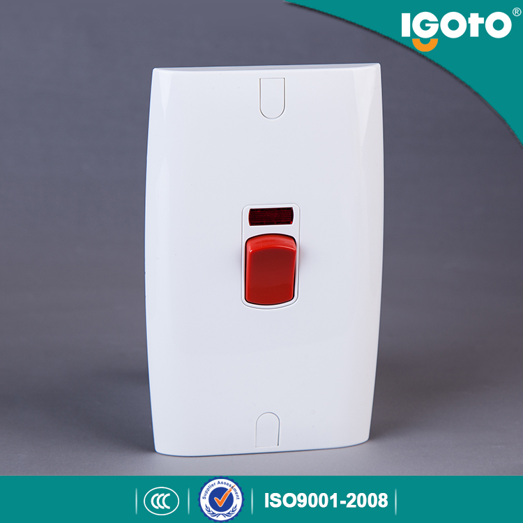 Igoto British Standard E18 Electrical Power Water Heater Wall Switches Manufacturers