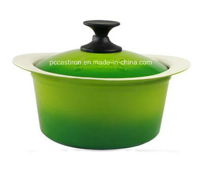 2016 Popular Design Cast Iron Enamel Casserole for Korea