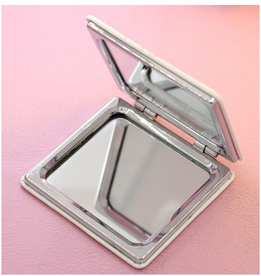 Custom Hardware Makeup Mini Mirror Zinc Alloy. Double Side Mirror