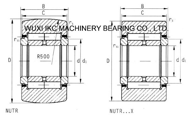 Nutr2052, Nutr 2052 Track Roller Bearing Nutr35, Nutr40, Nutr45, Nutr50, Nutr205, Nutr1747