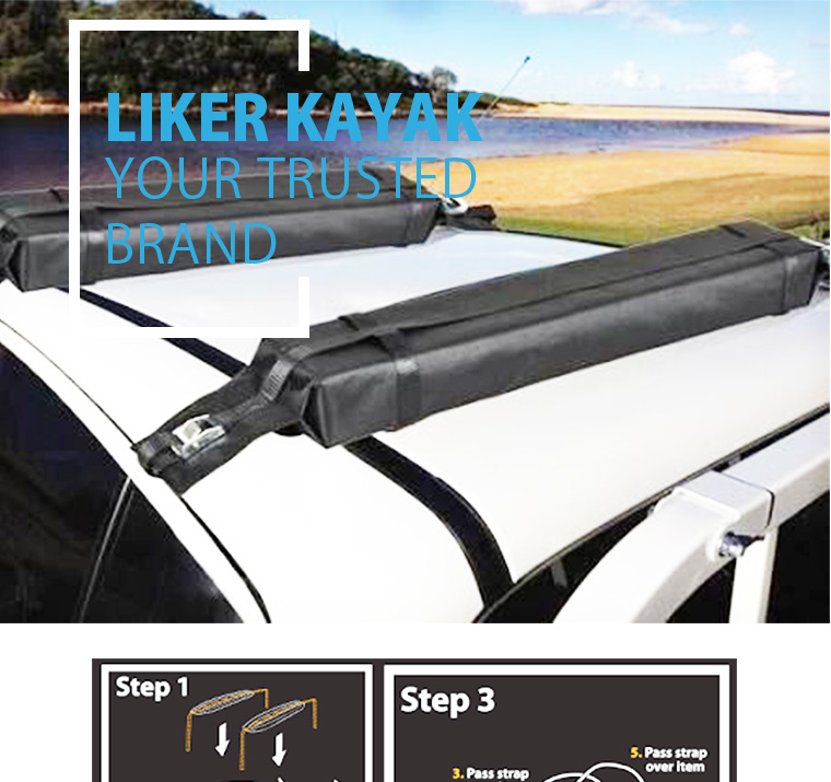 Car Roof Rack Pad Car Kayak Rack Car Soft Inflatable Rack