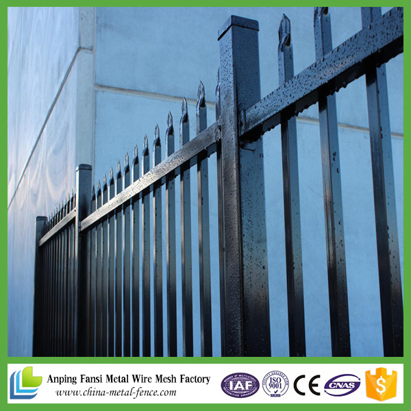 High Quality Black Cheap Decorative Wrought Iron Fence with Arrow