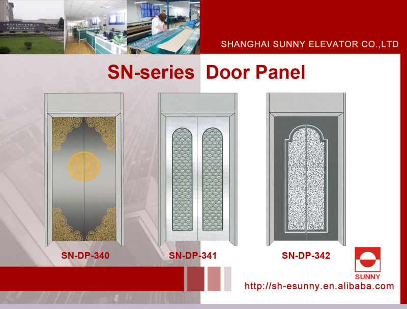 Stainless Steel Etching Door Panel for Elevator (SN-DP-304)