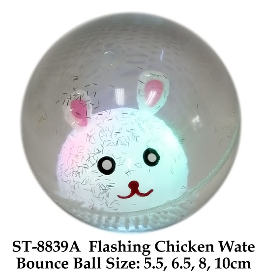 Flashing Chicken Wate Bounce Ball