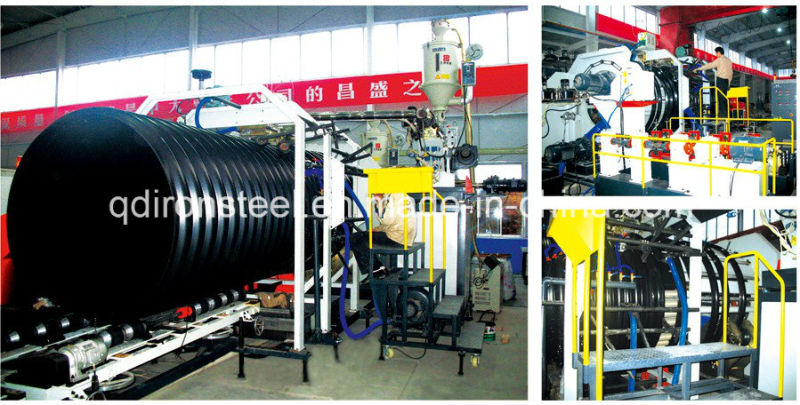 HDPE spiral Bellows Pipe Reinforced by Steel Belt