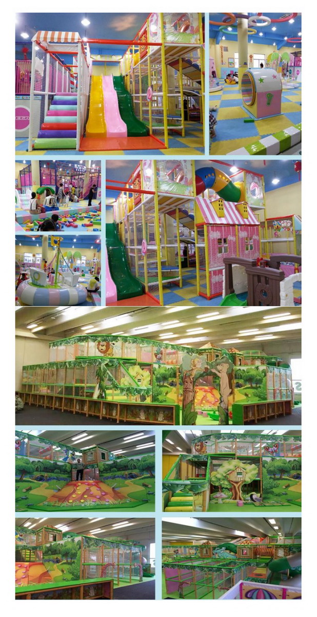 2016 Creative Commercial Kids Indoor Playground Plastic Toys Funny Game Playground