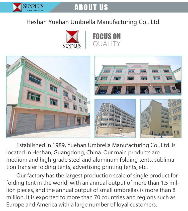 Yuehan folding canopy factory