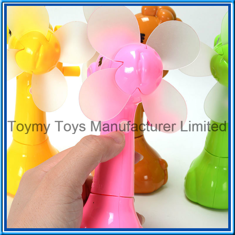 Cartoon Colorful Small Deer Handheld Spray Fan Toy