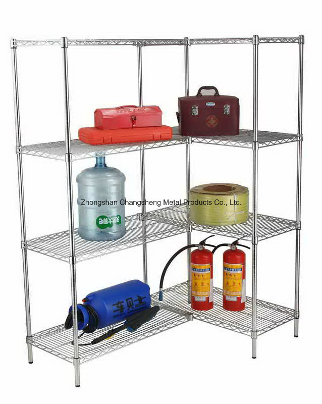 NSF Approval Chrome Steel Middle Duty Warehouse Rack Storage